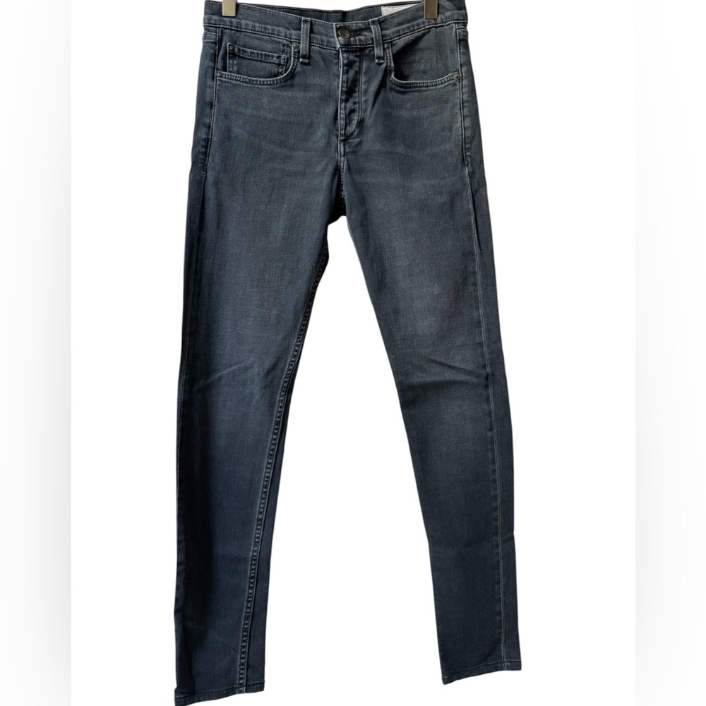 rag & bone Men's Dark Gray Skinny Jeans